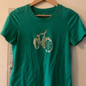 Green bicycle top